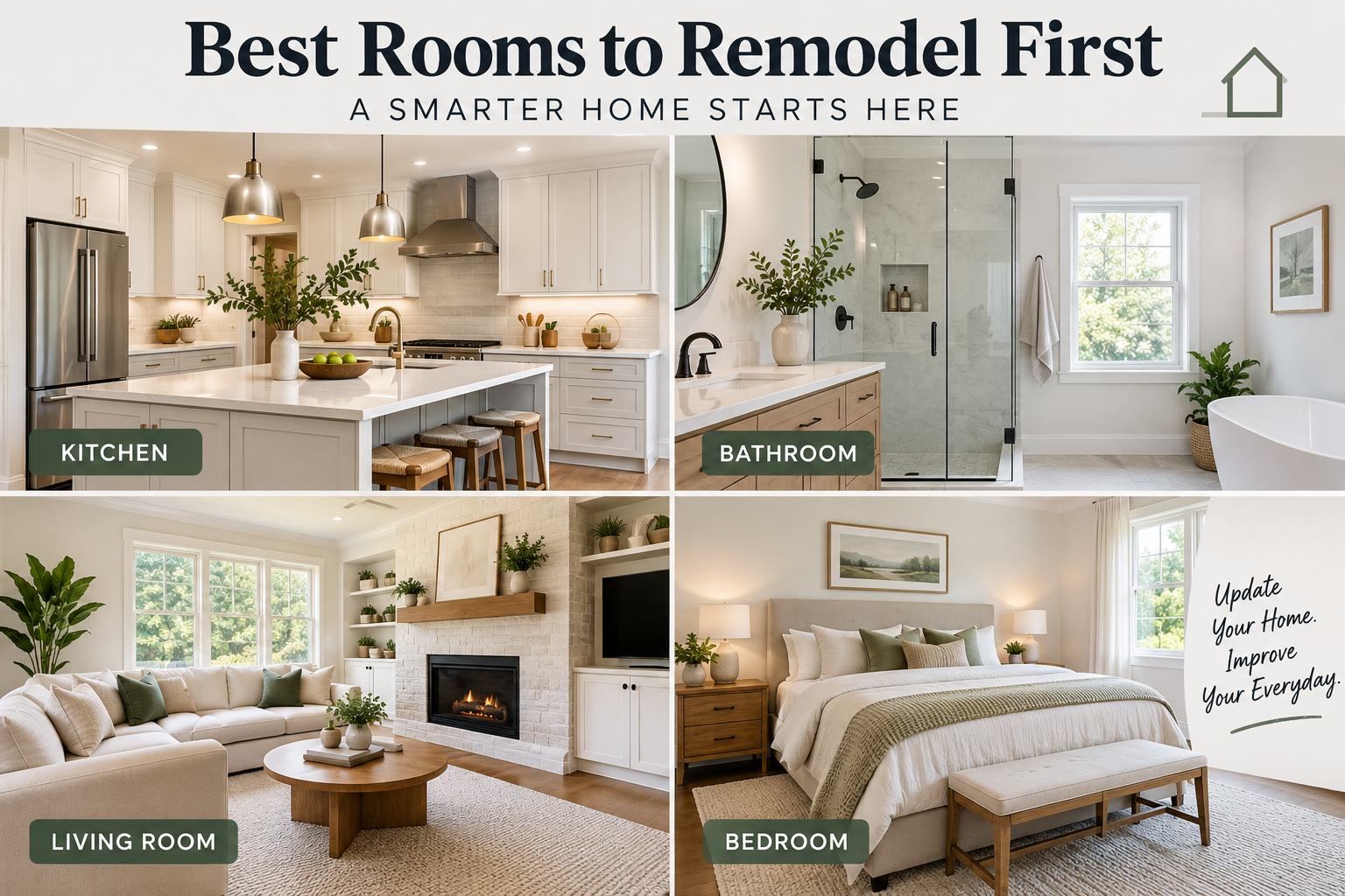 Best Rooms to Remodel First